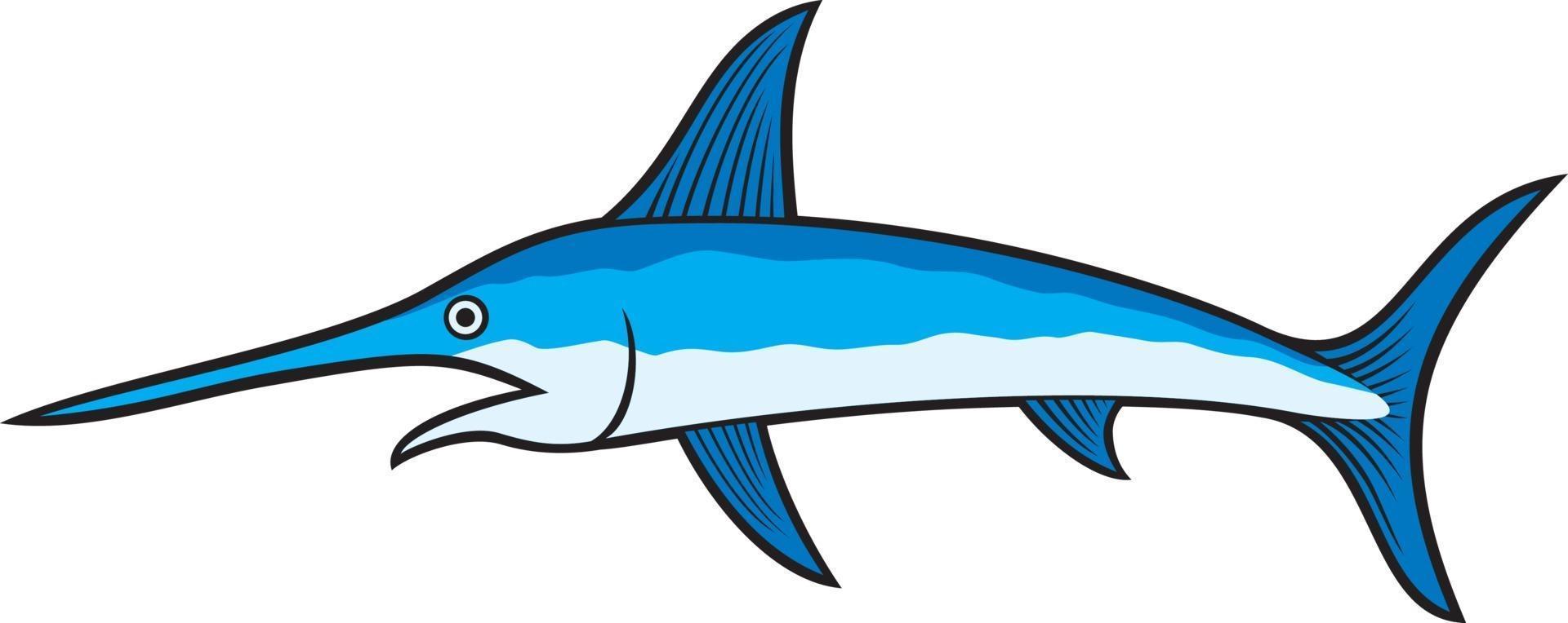 Sword Fish Icon vector