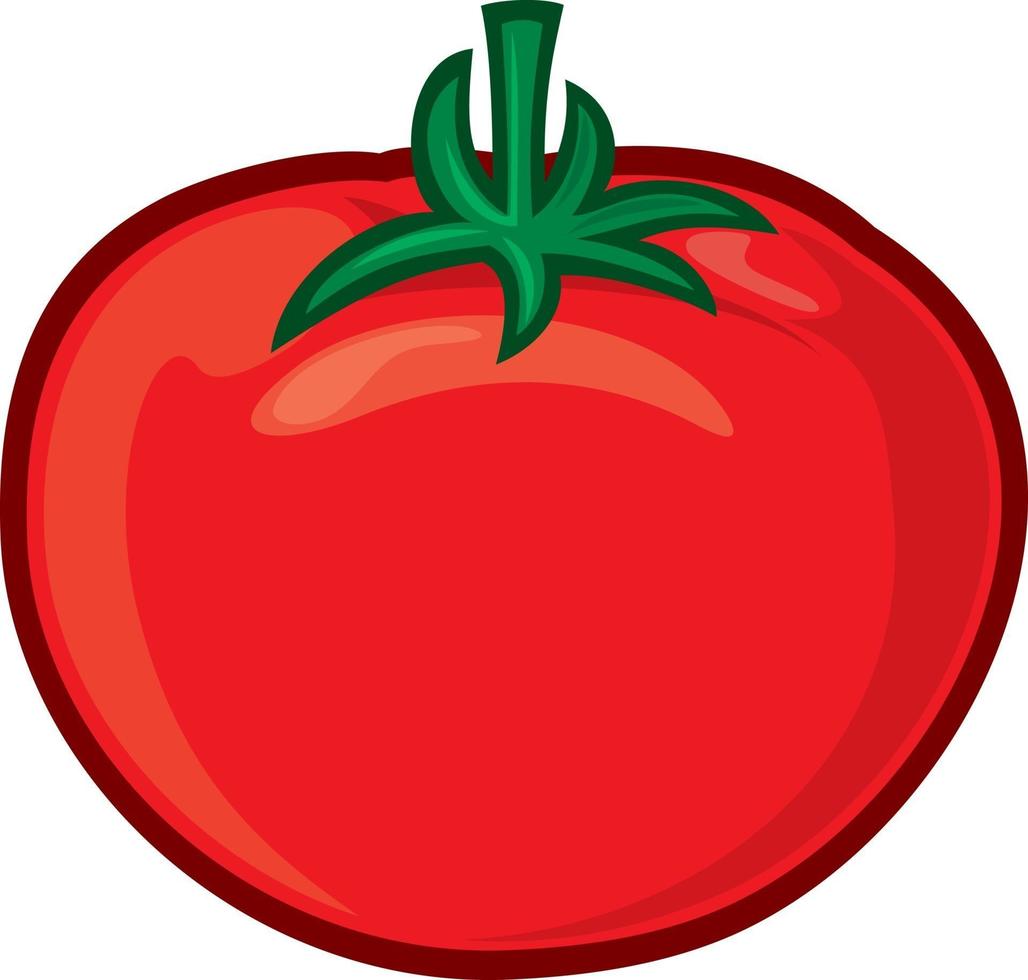 icono de tomate vegetal vector