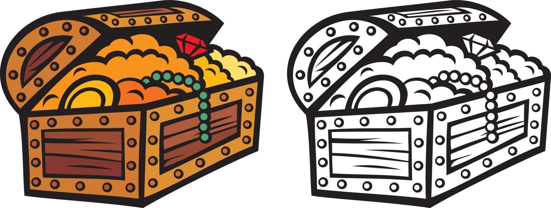 Treasure Chest Icon vector