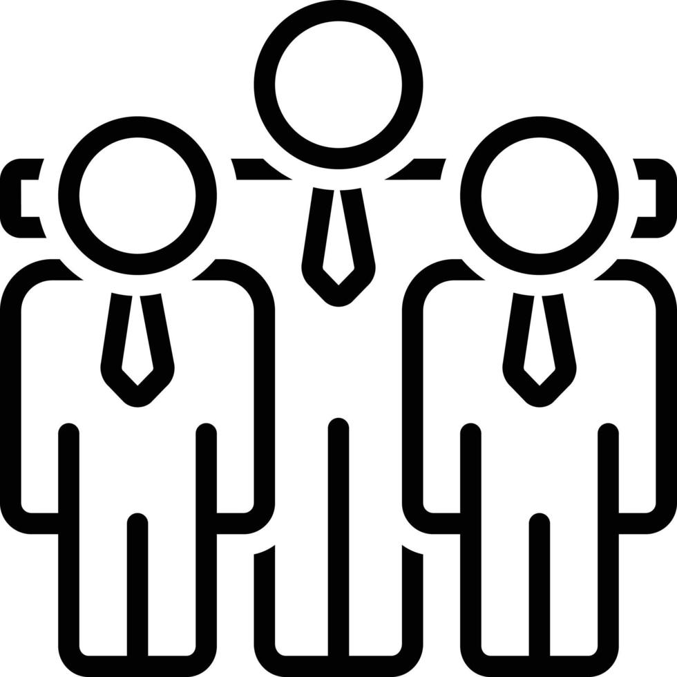 Line icon for amigos vector