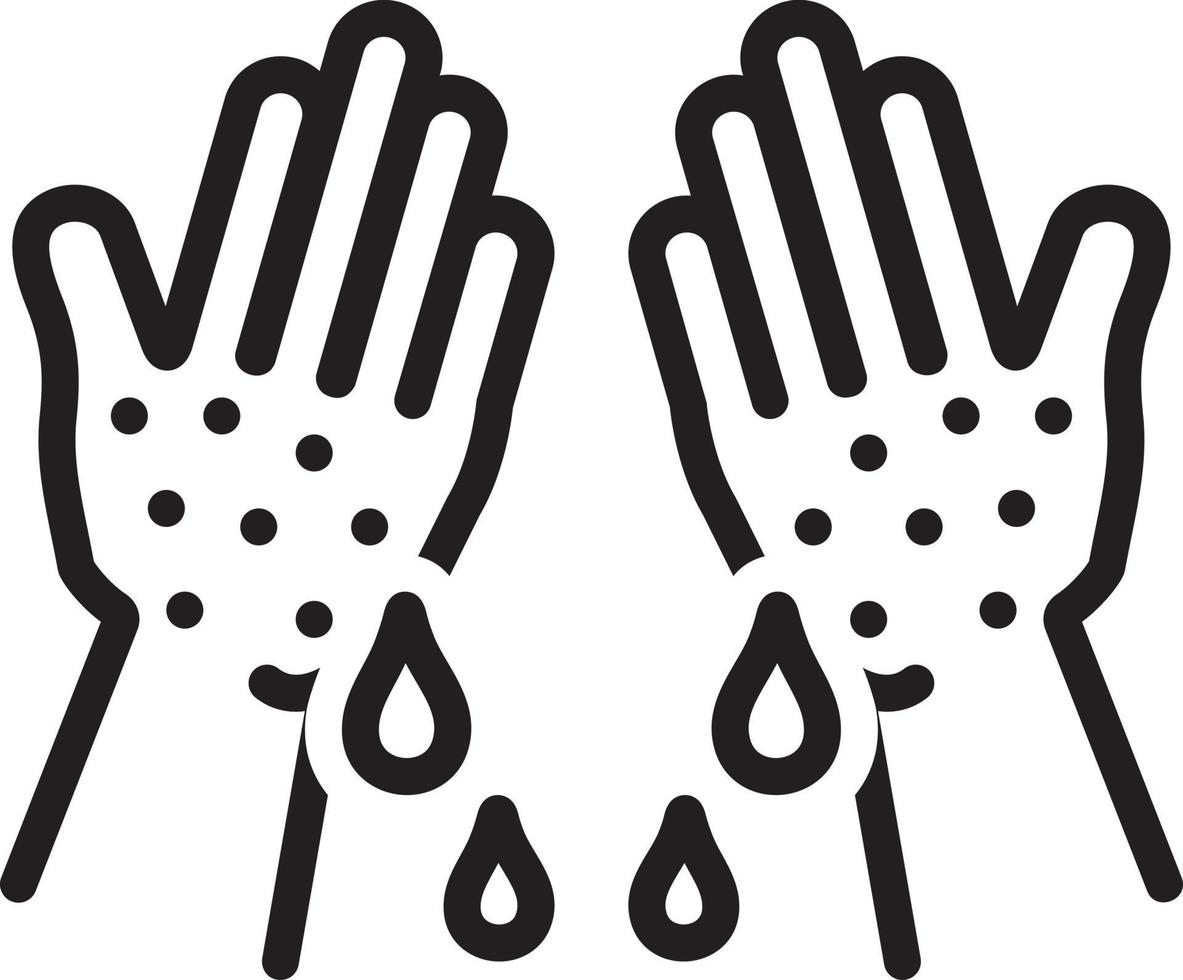 Line icon for clammy vector