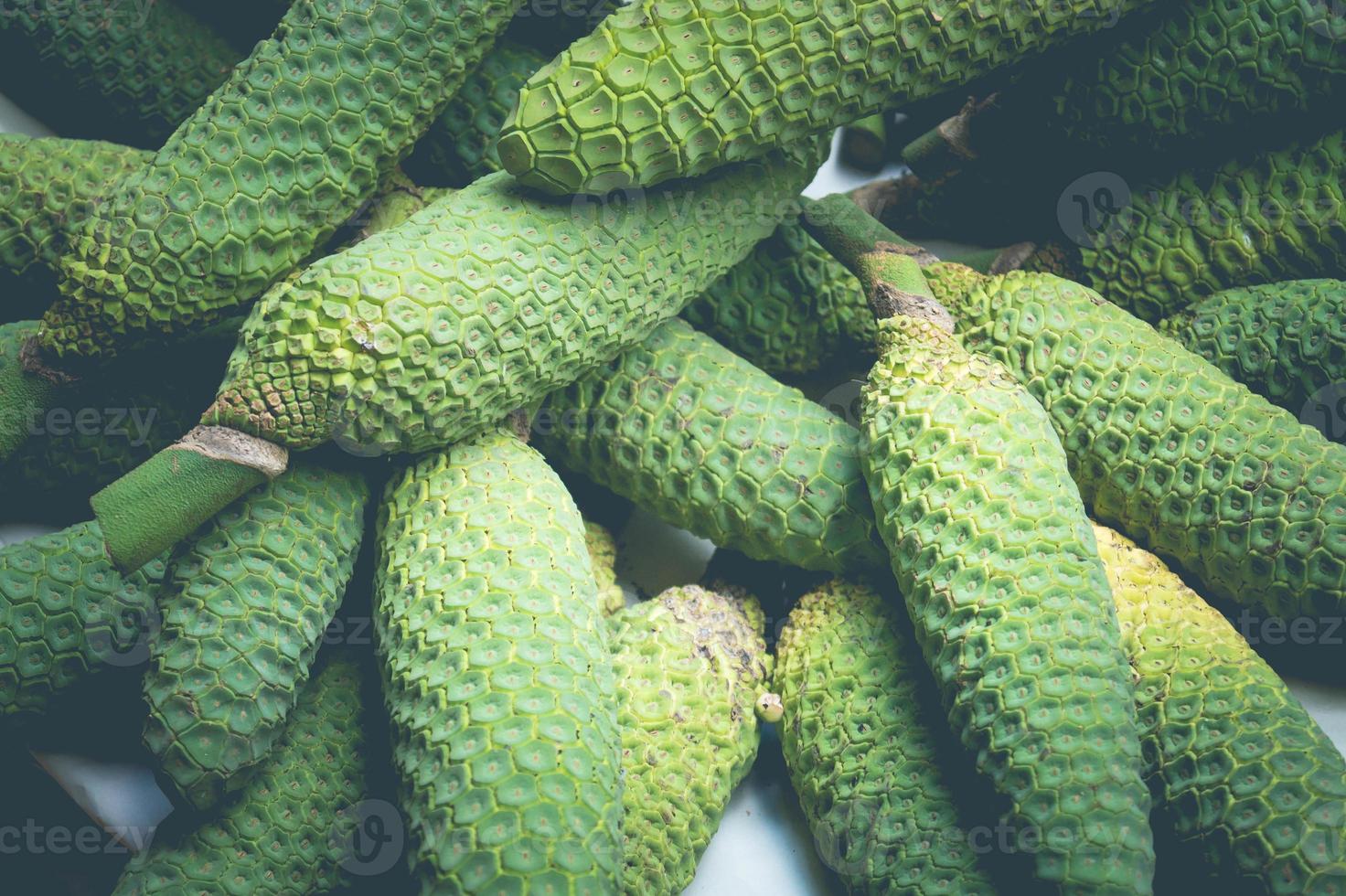 monstera deliciosa una mezcla de piña y plátano foto