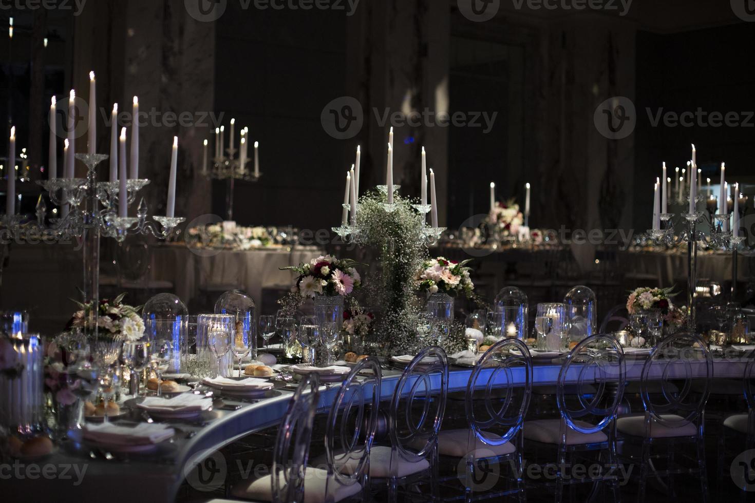 Decorative Venue Design, Luxury Dining Event Decor photo