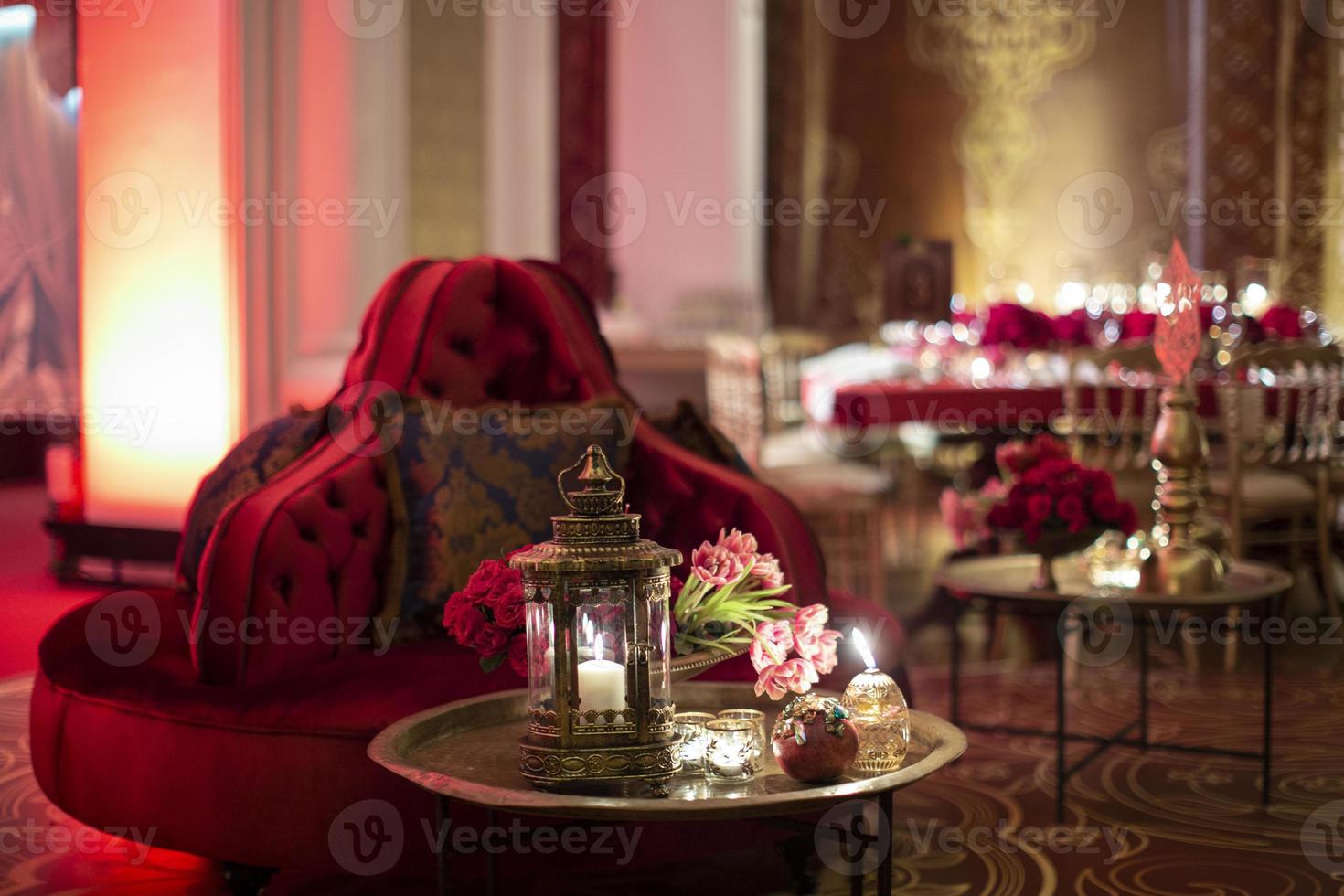 Decorative Venue Design, Luxury Dining Event Decor photo