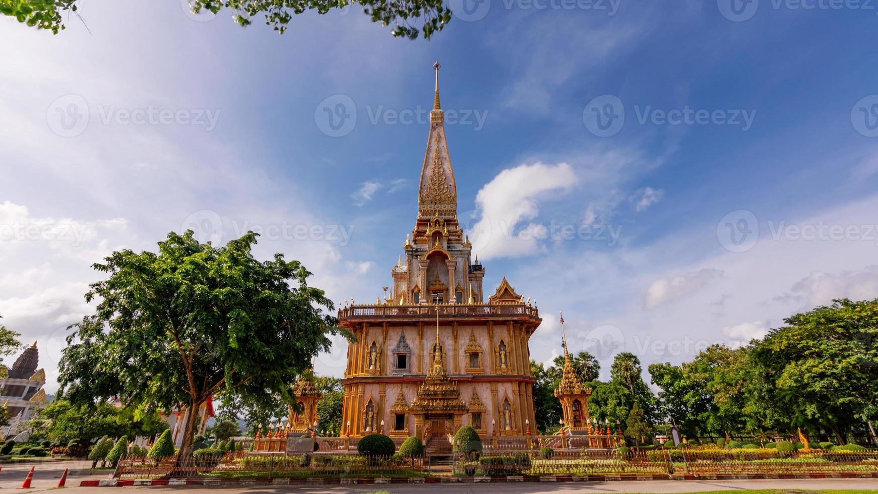 Beautiful pagoda in Phuket, Thailand photo