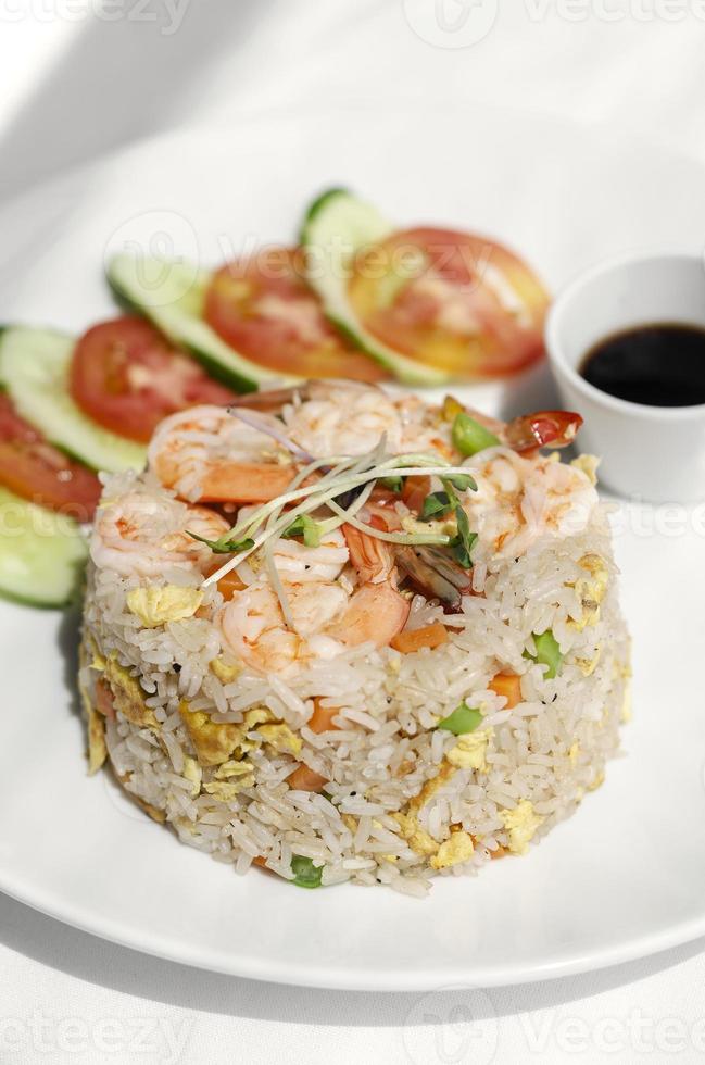 Thai Shrimp Seafood Fried Rice Traditional Meal In Bangkok Restaurant Thailand 3192223 Stock Photo At Vecteezy