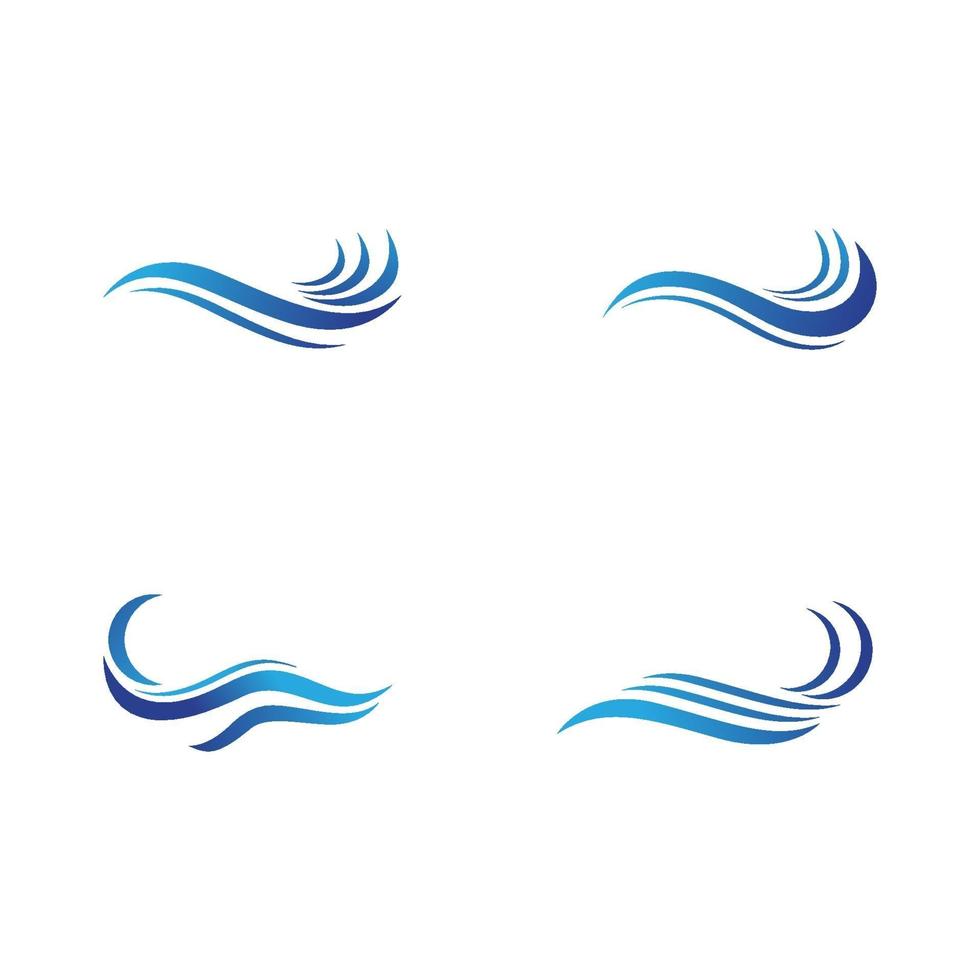 wave beach water logo and symbol 3192345 Vector Art at Vecteezy