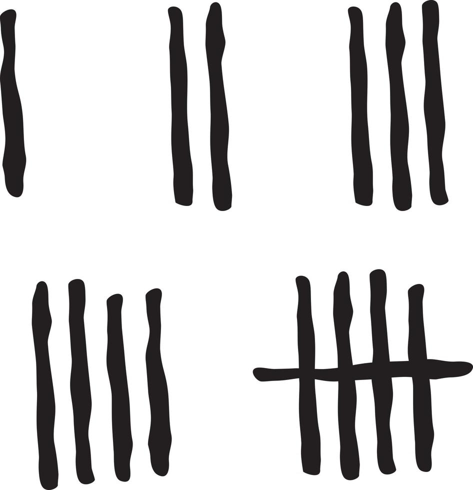 Tally Marks Count vector