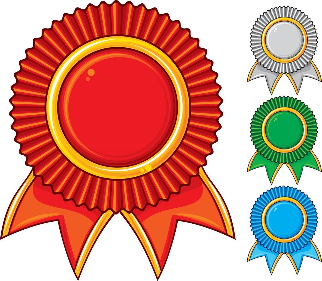 Award Ribbon Rosette vector