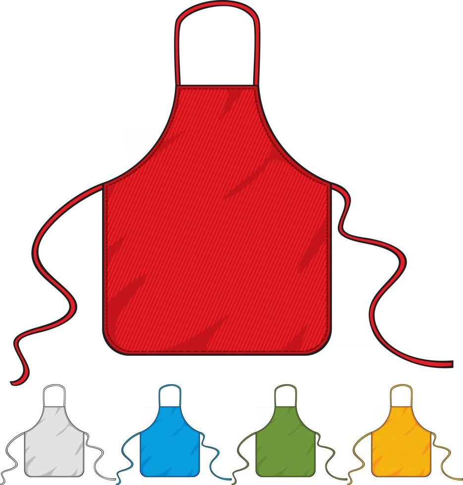 Kitchen Apron Collection vector