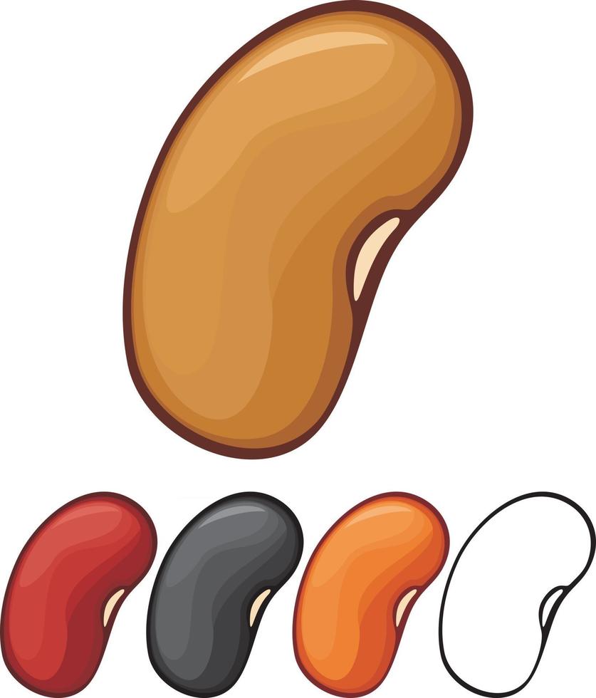 Collection of Beans vector