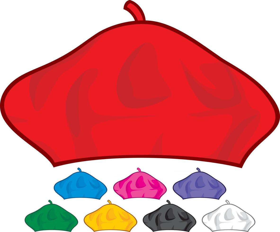 Collection of Beret vector