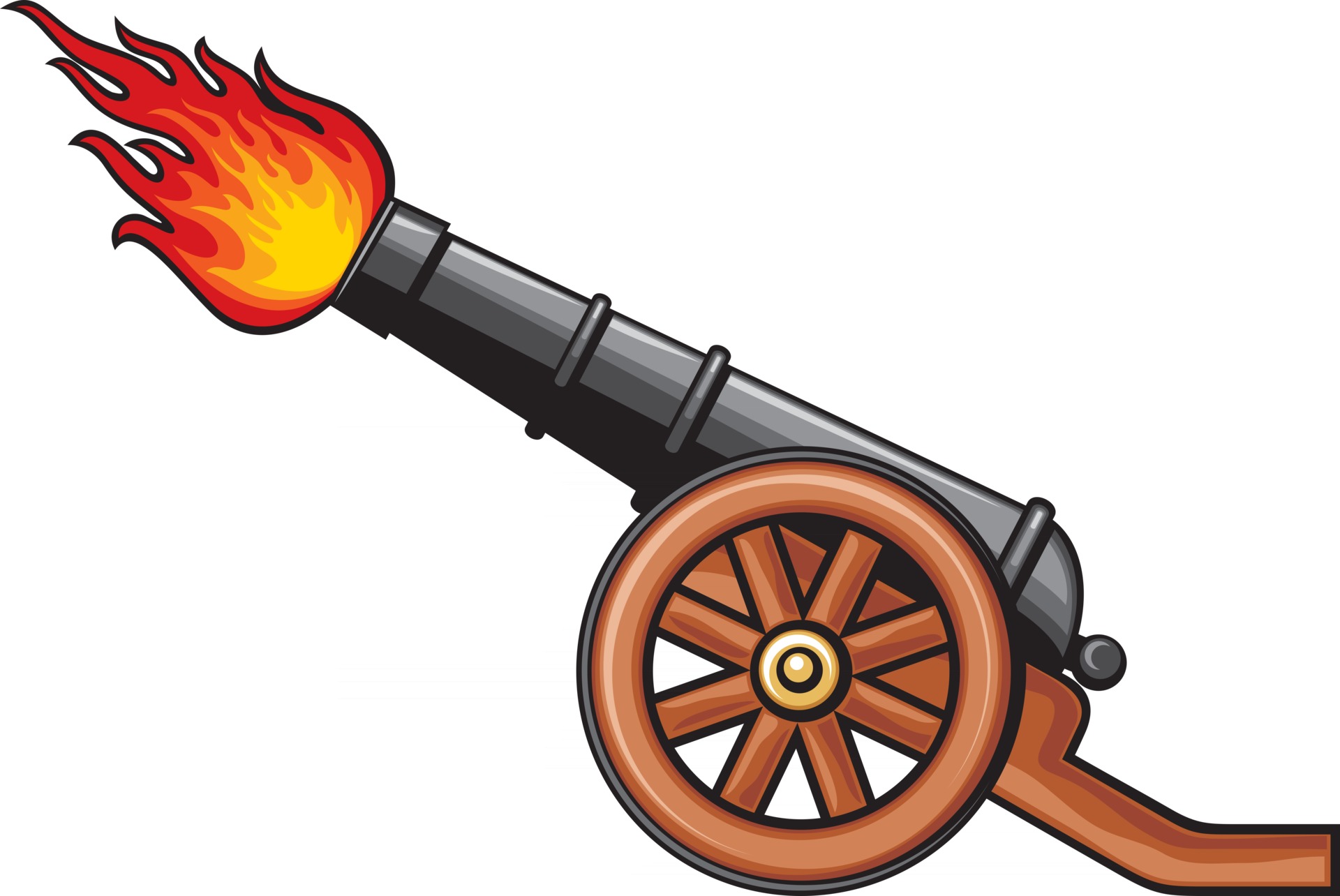 Ancient Cannon Color 3192830 Vector Art at Vecteezy