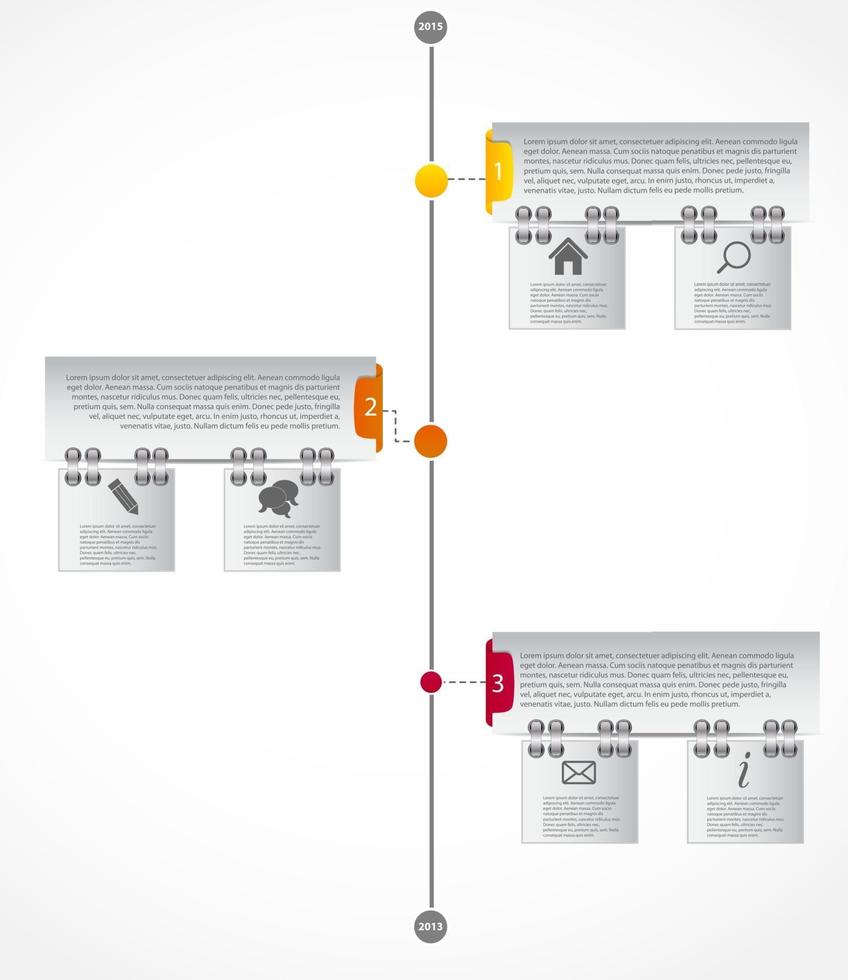 Ilustración de vector de plantilla de negocio de infografía