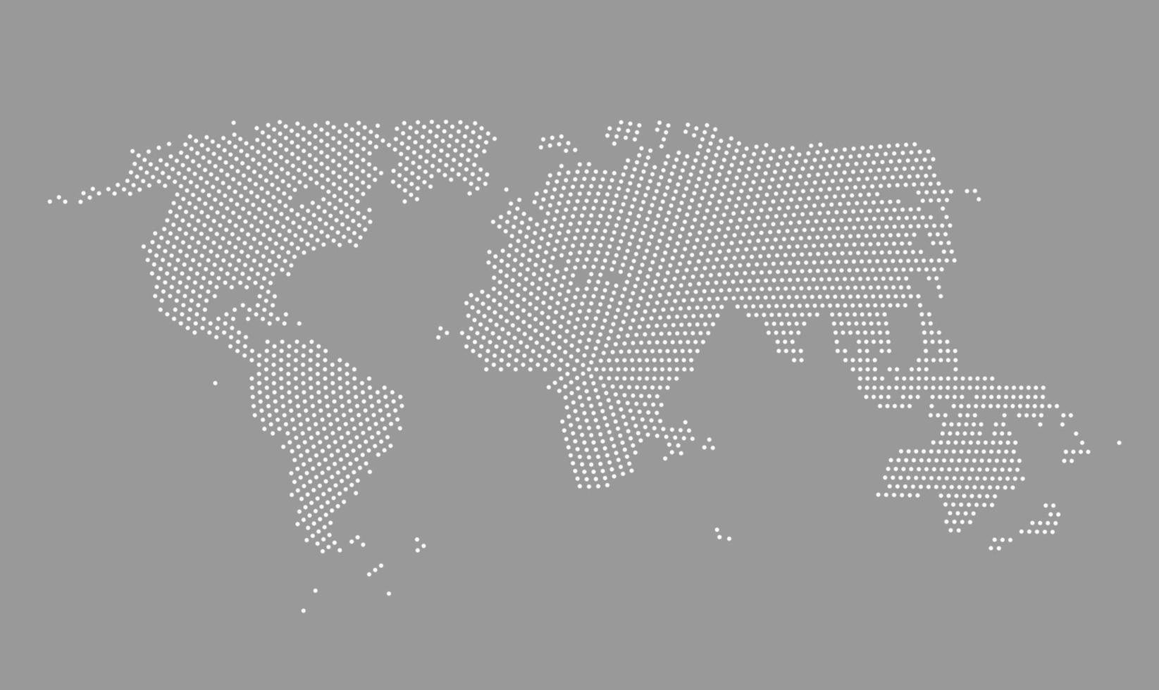 Ilustración de vector de mapa del mundo