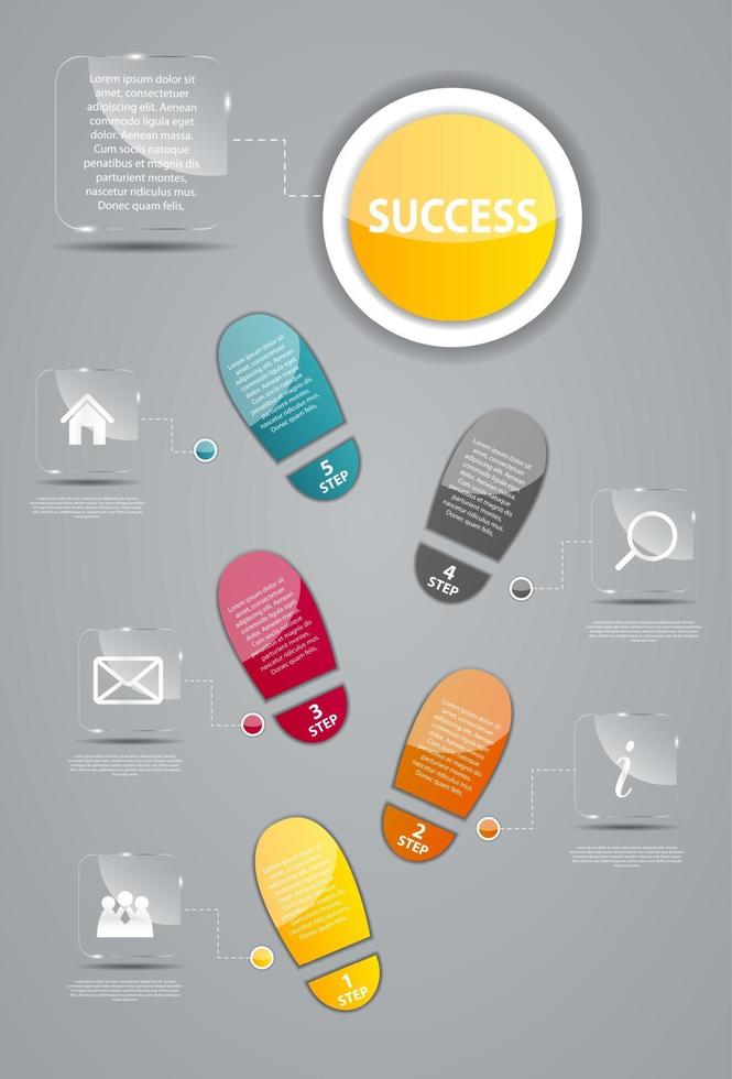 Infographic business template vector illustration