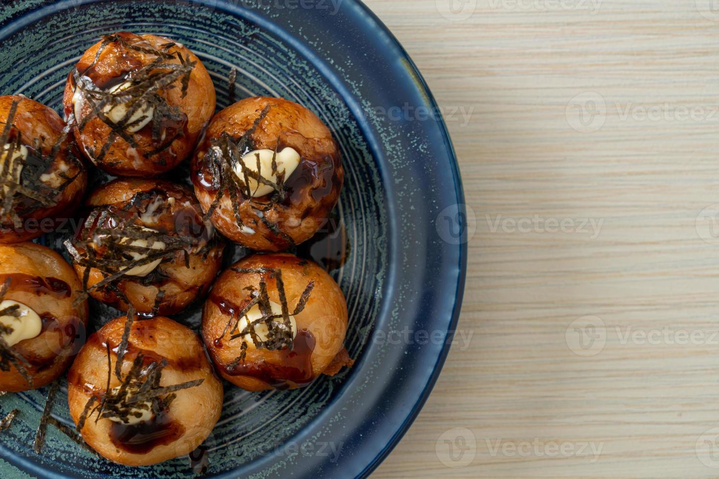 bolas de takoyaki o bolas de pulpo foto