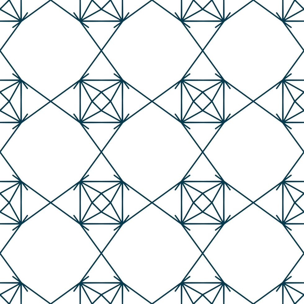 Hand drawn seamless repeat pattern in single color vector