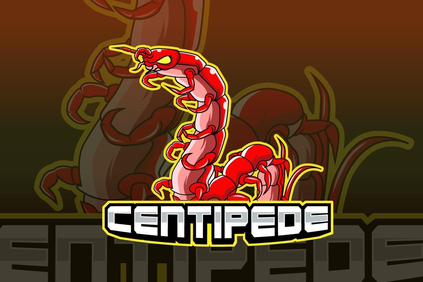 centipede e sport logo vector