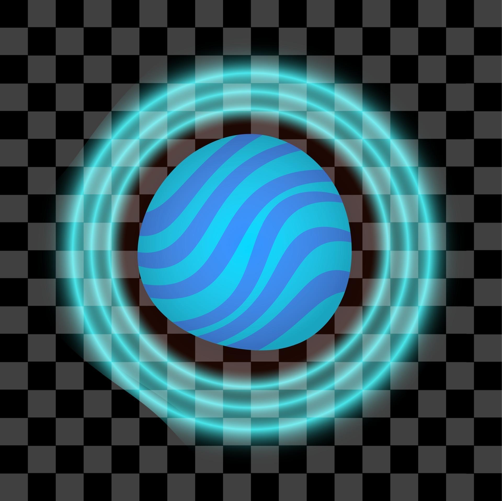 Blue planet isolated illustration eps vector planetary space 3195061