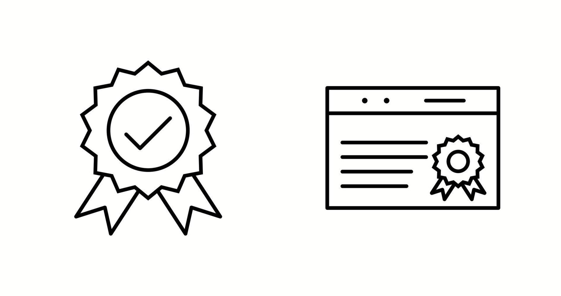 Unique Two Line Vector Icons Set