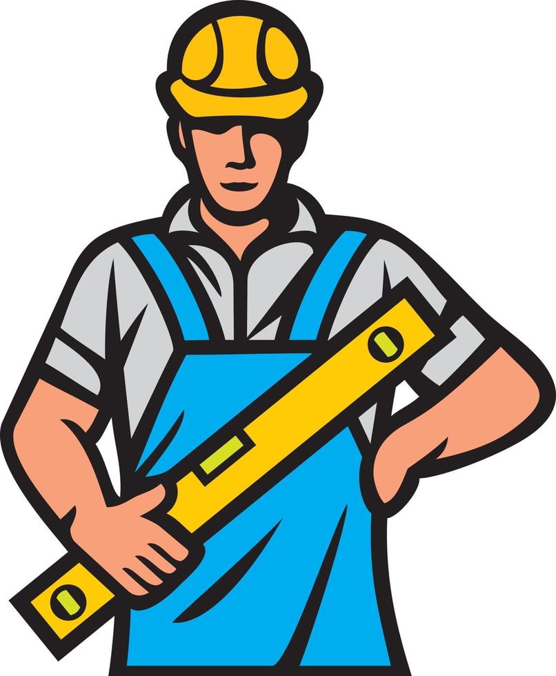 Construction or Builder Man vector