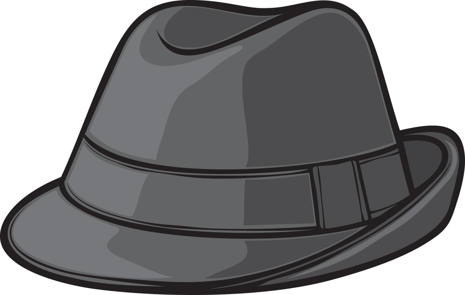 Classic Fedora Hat vector