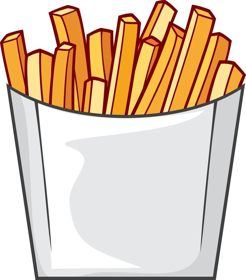 French Fries Pack vector