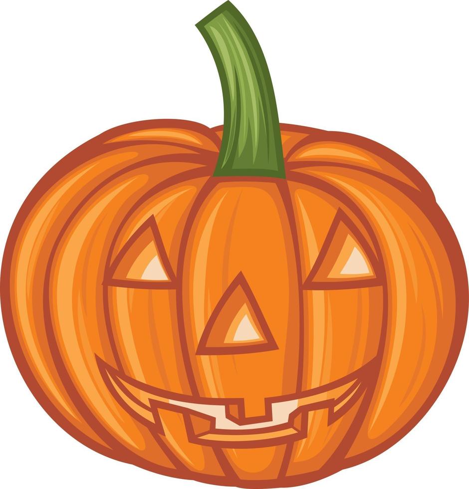 calabaza para halloween vector