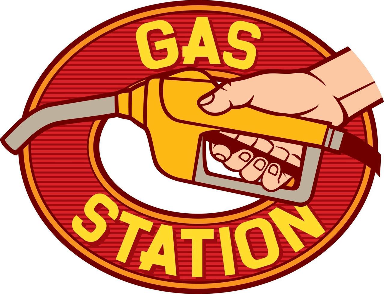 símbolo de la gasolinera vector