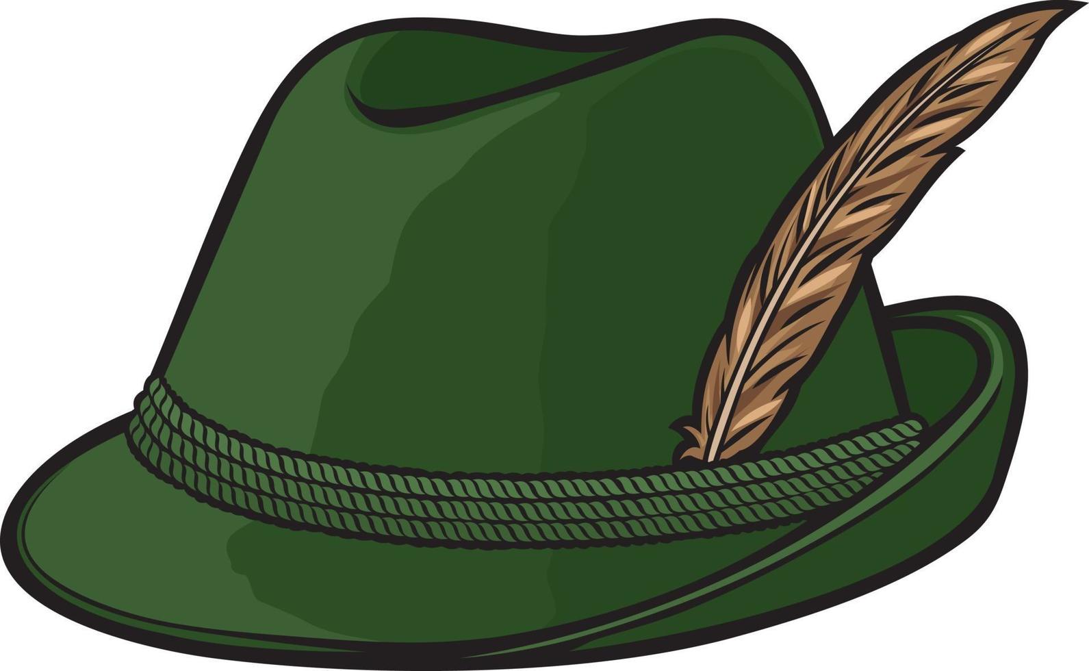 German Hunting Hat vector