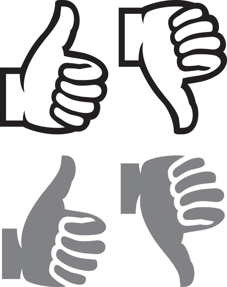 Like and Dislike vector