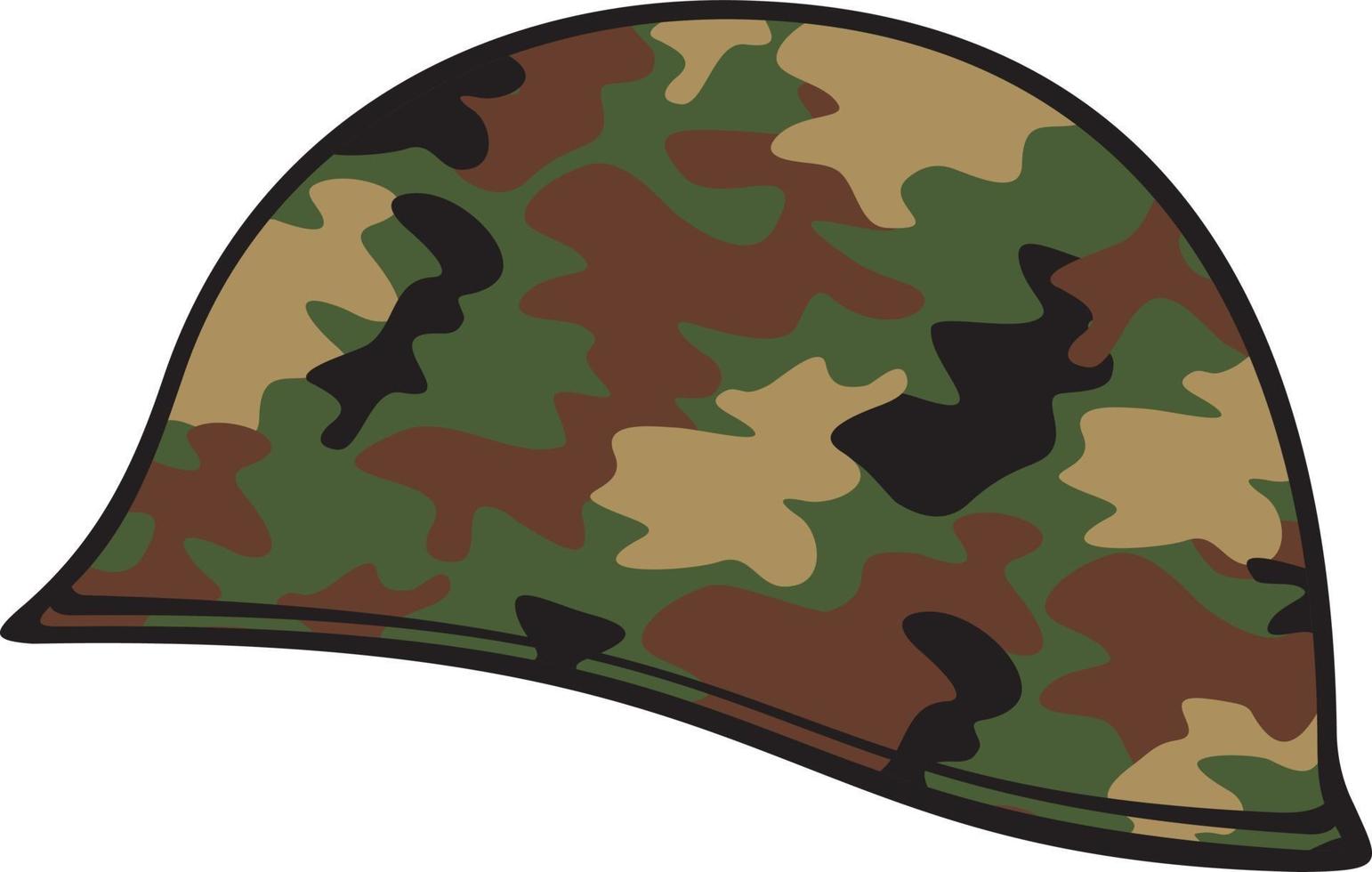 Military Helmet Icon vector