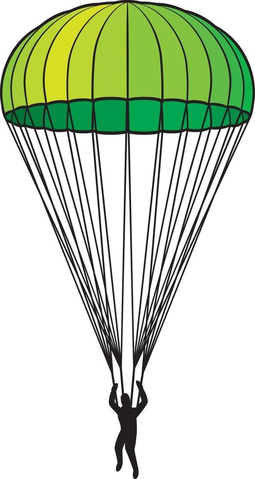 Parachute Icon Design vector