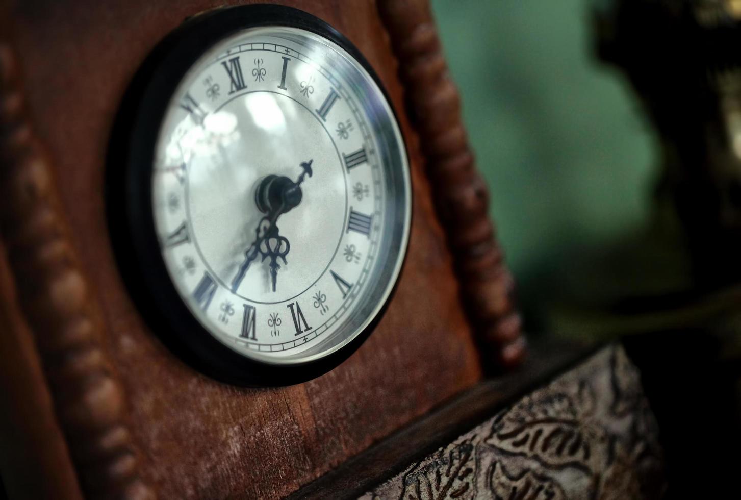 Abstract Vintage and Antique Style Clock photo