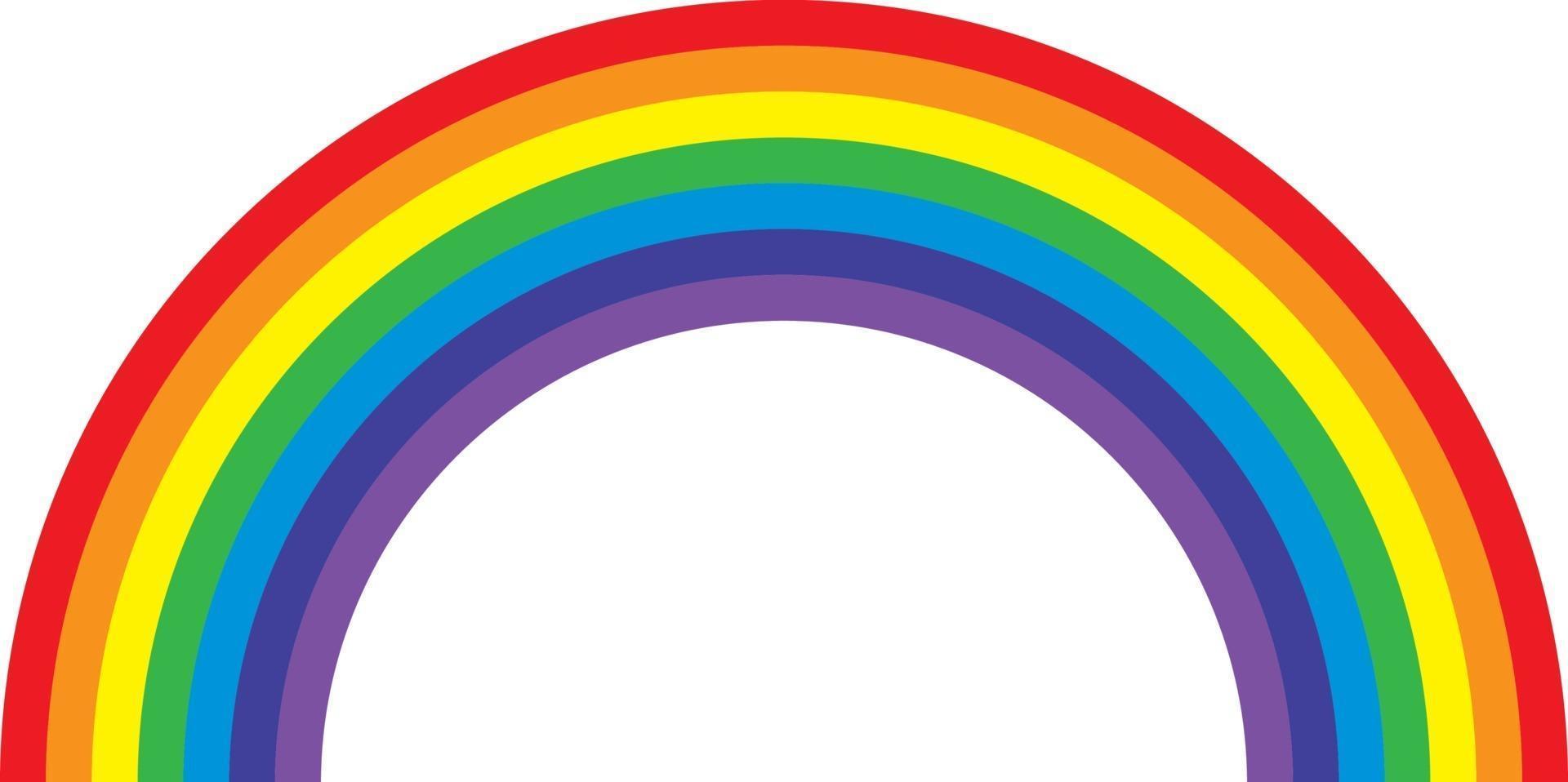 Rainbow Icon Design vector