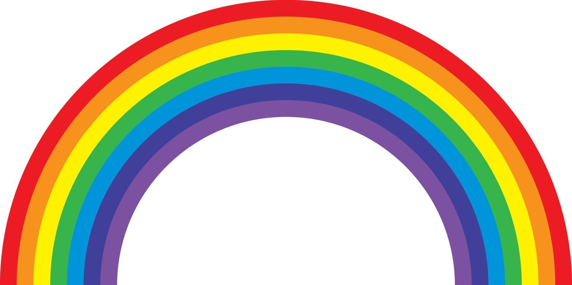 Rainbow Icon Design vector