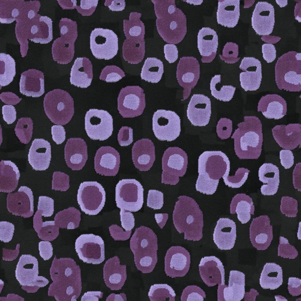 Seamless Decorative Purple Fabric Pattern photo