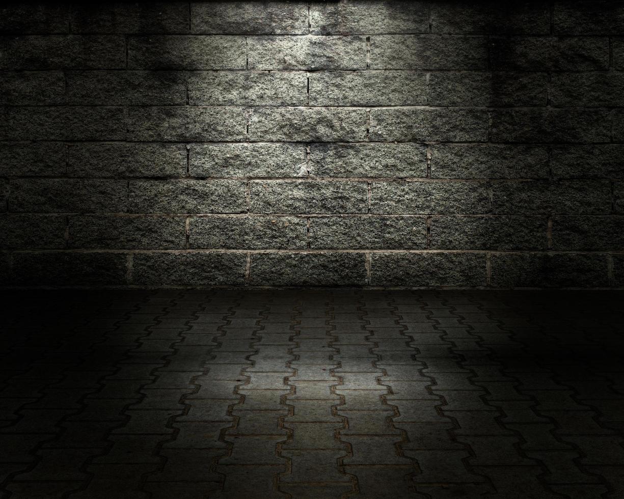 Urban Grunge Interior Brick Wall Stage photo