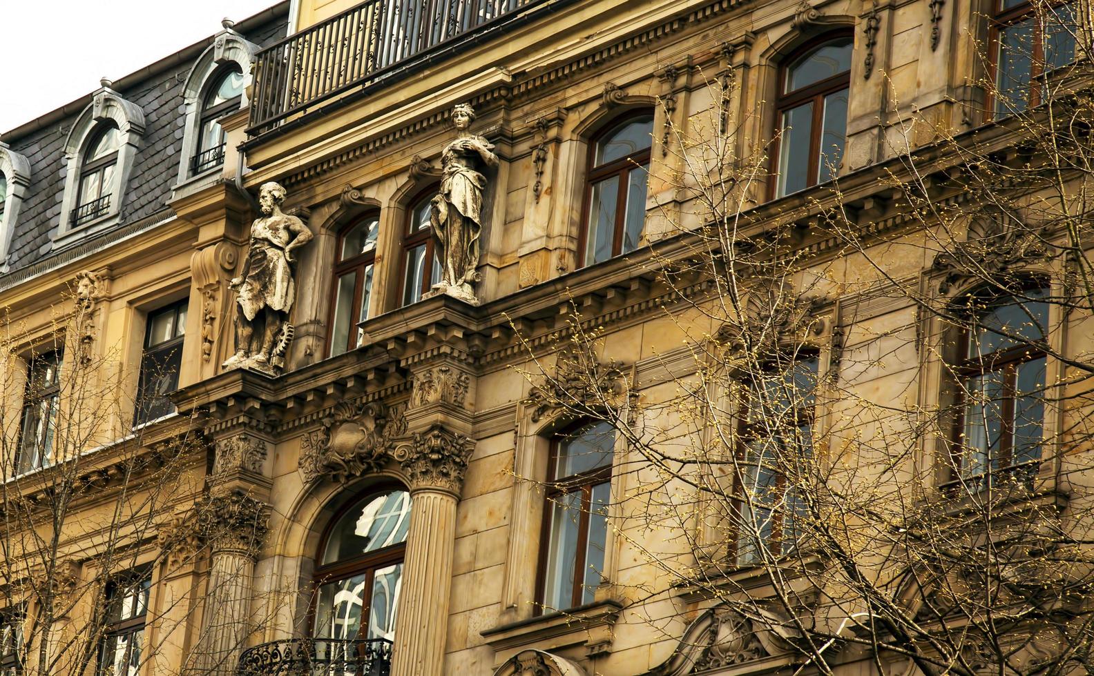 antigua estructura histórica casa alemana foto