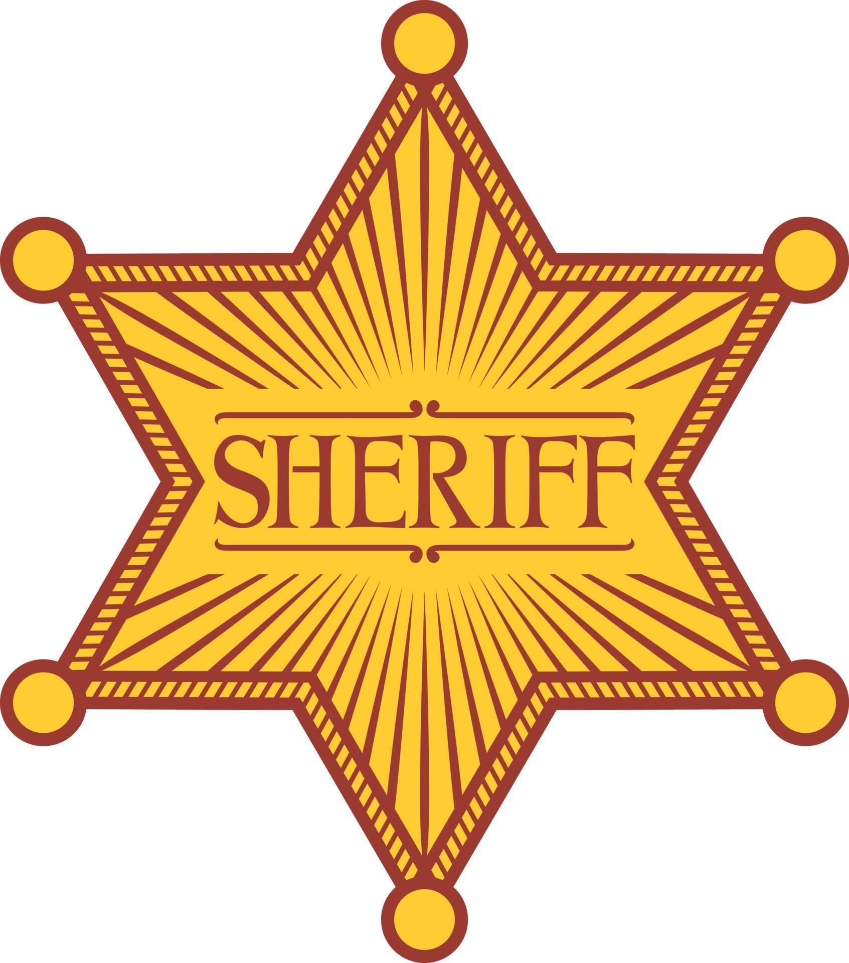 Sheriff Star or Badge 3197359 Vector Art at Vecteezy