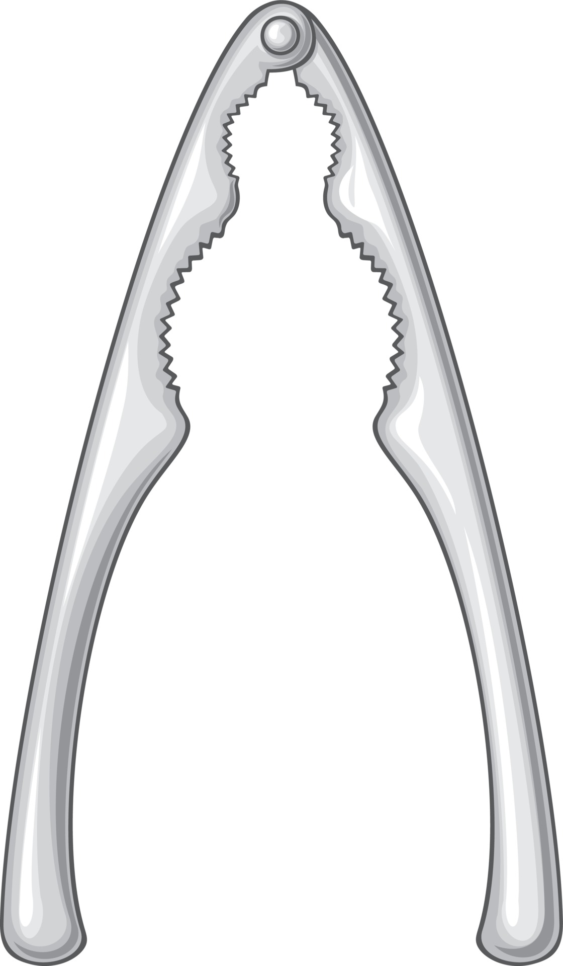 Silver Nutcracker Tool 3197374 Vector Art at Vecteezy