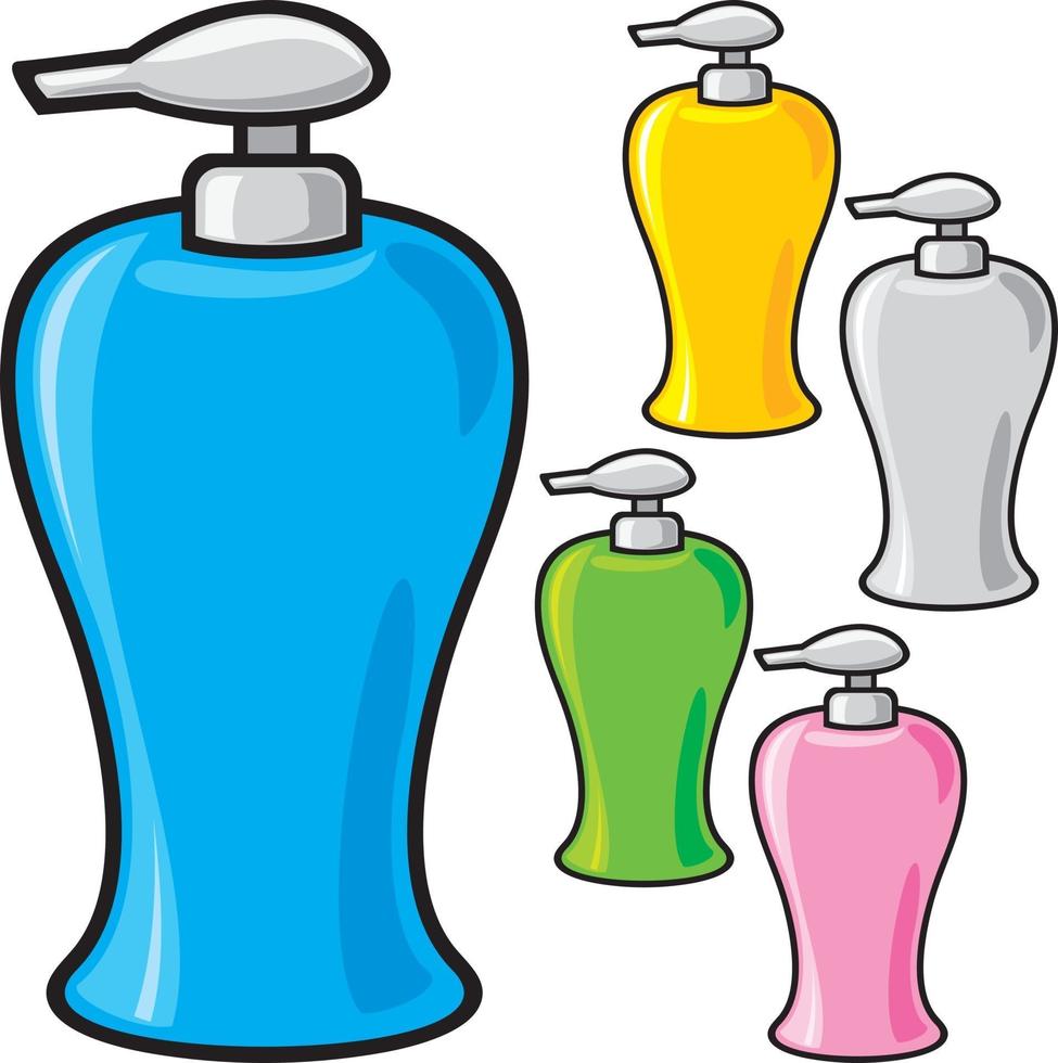 Soap Dispenser Plastic Pump vector