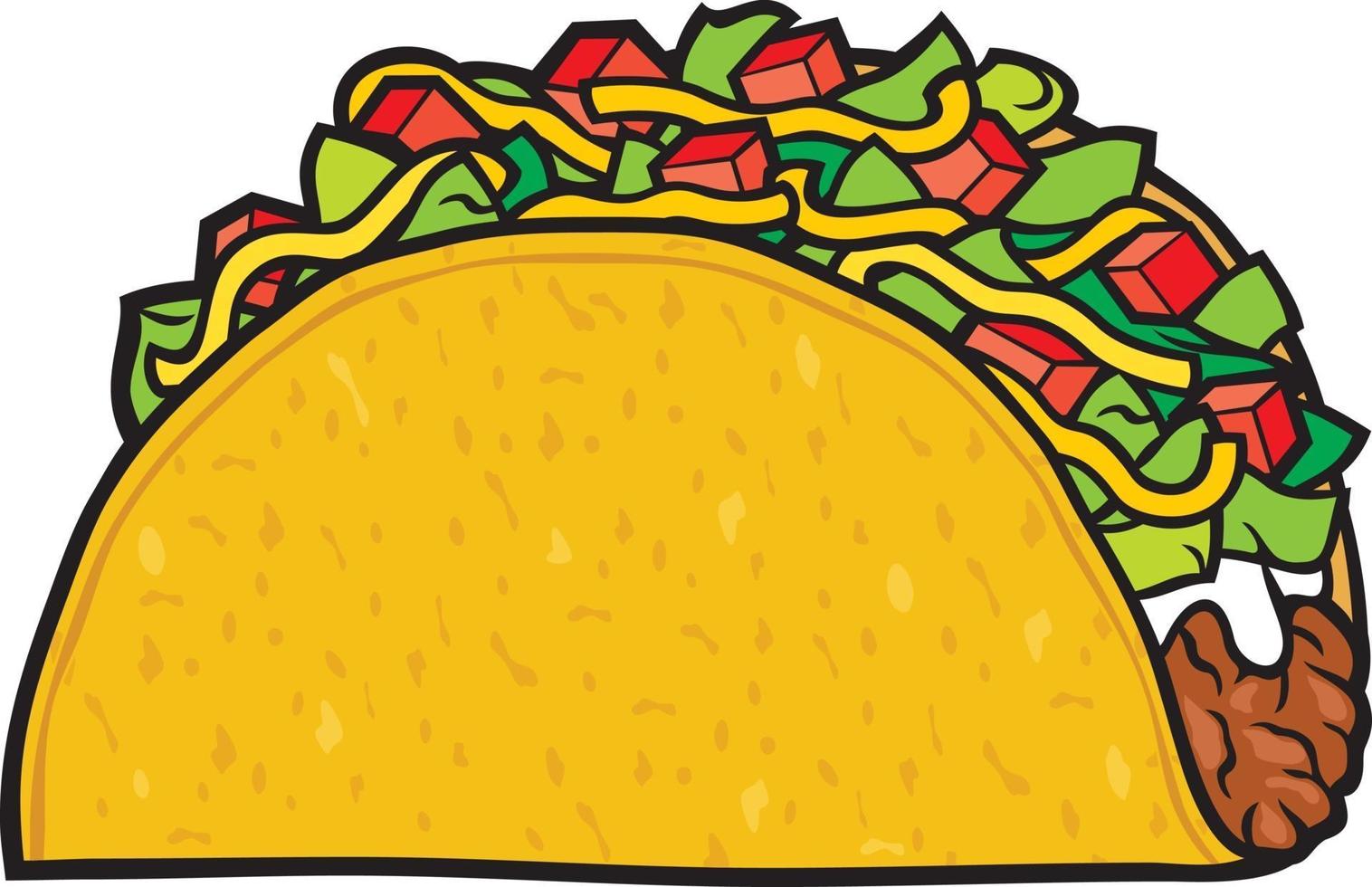 Taco Mexican Food vector