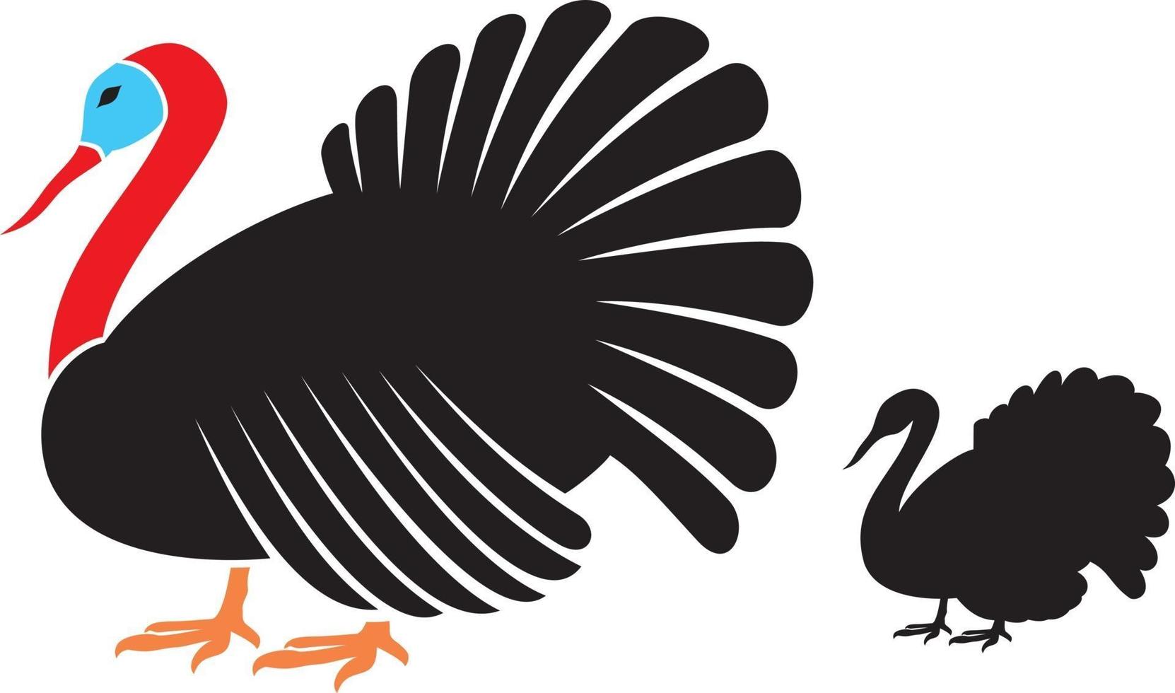 Turkey Standing Icon vector
