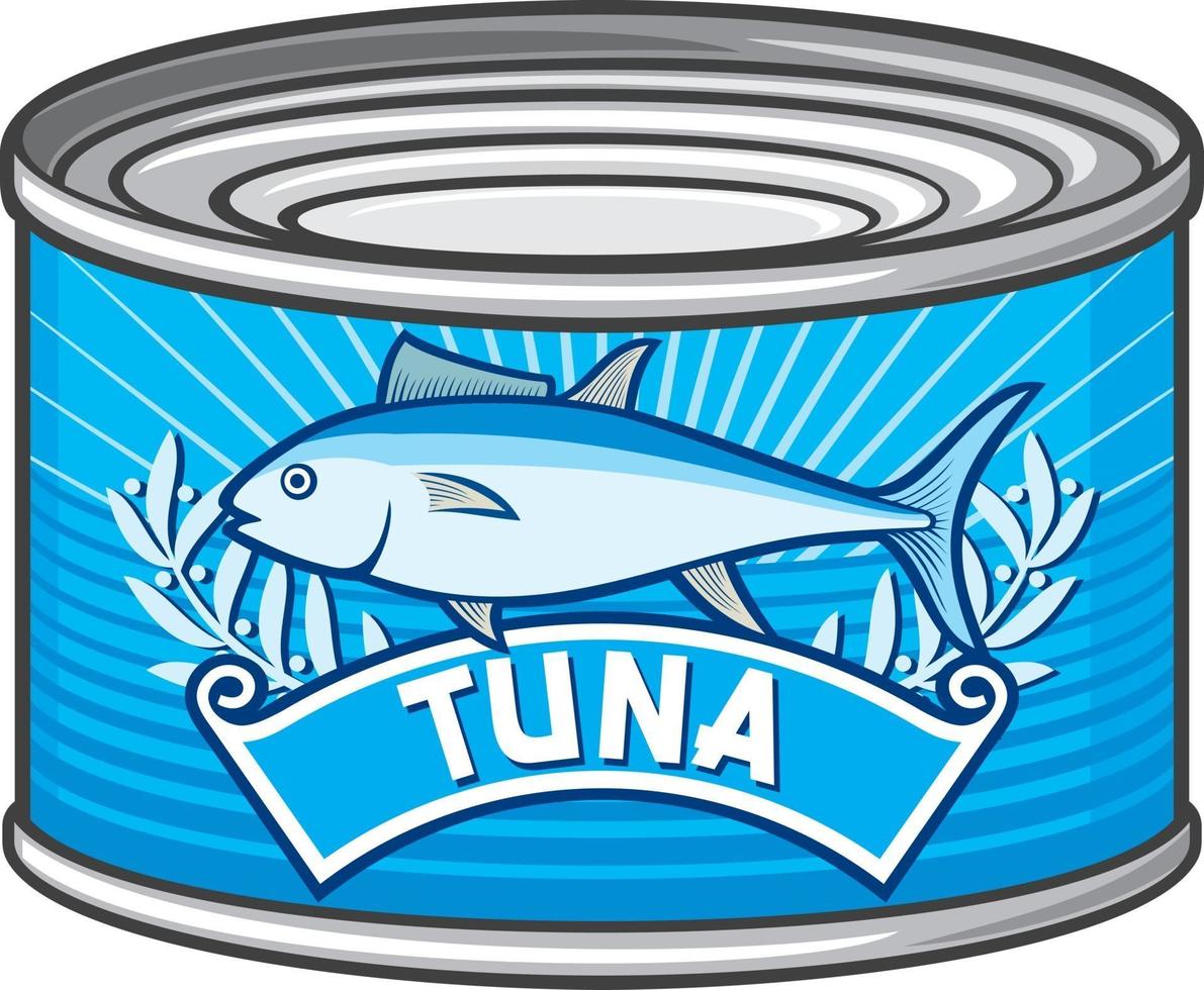 Can of Tuna vector