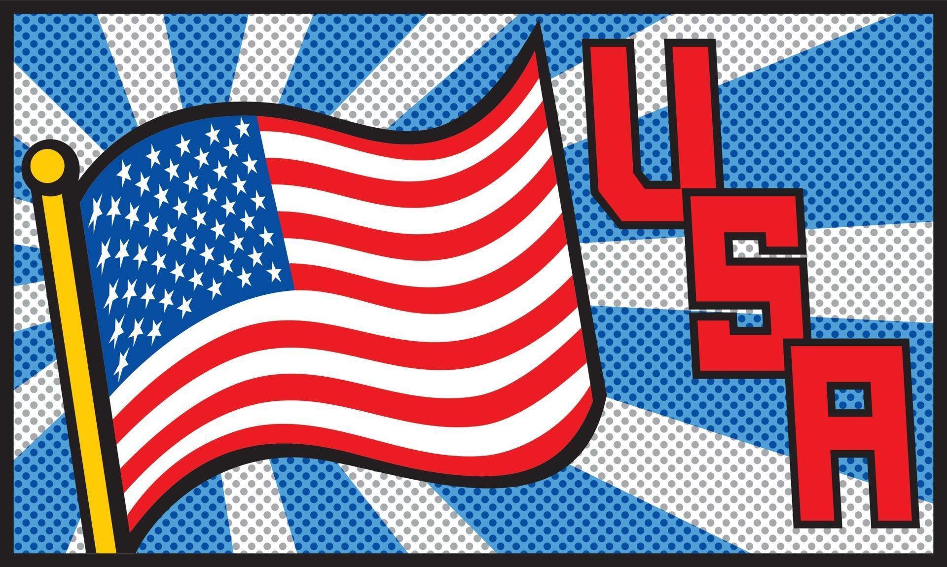 USA Flag Nail Art Tutorial - wide 3
