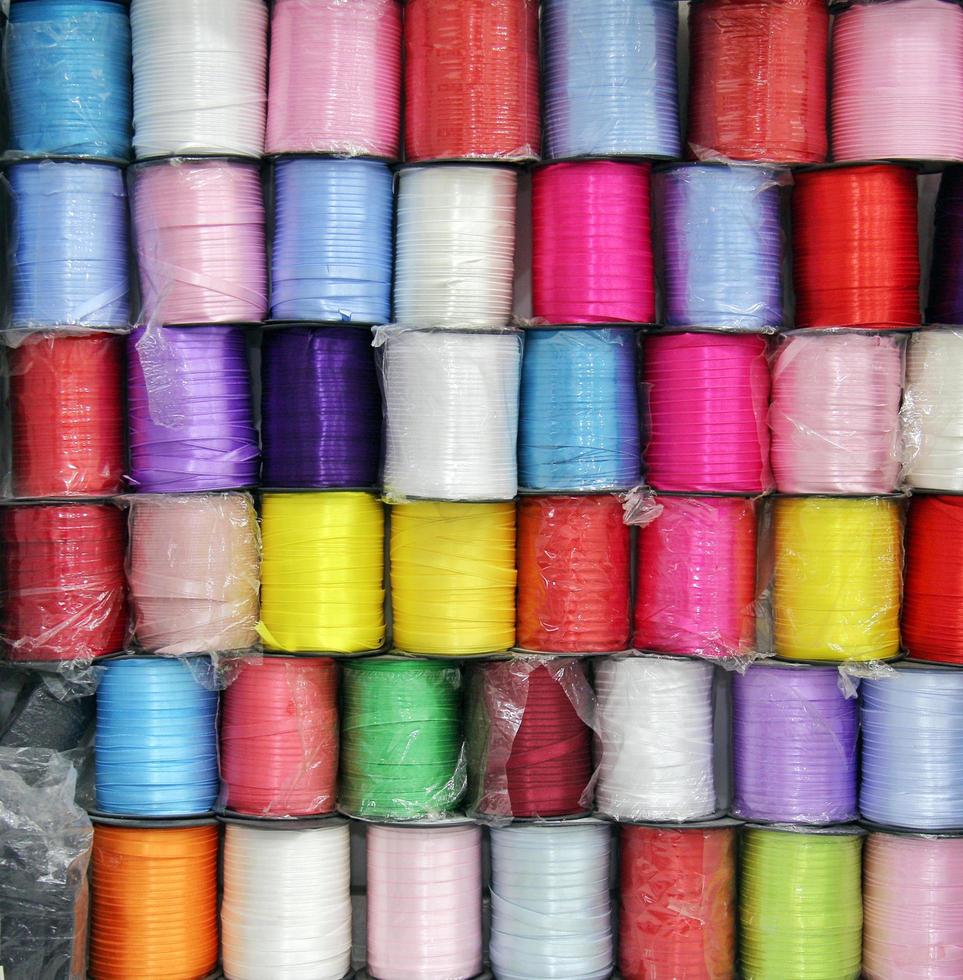 Cotton Colorful Textile Material Industrial Fabric Rolls photo