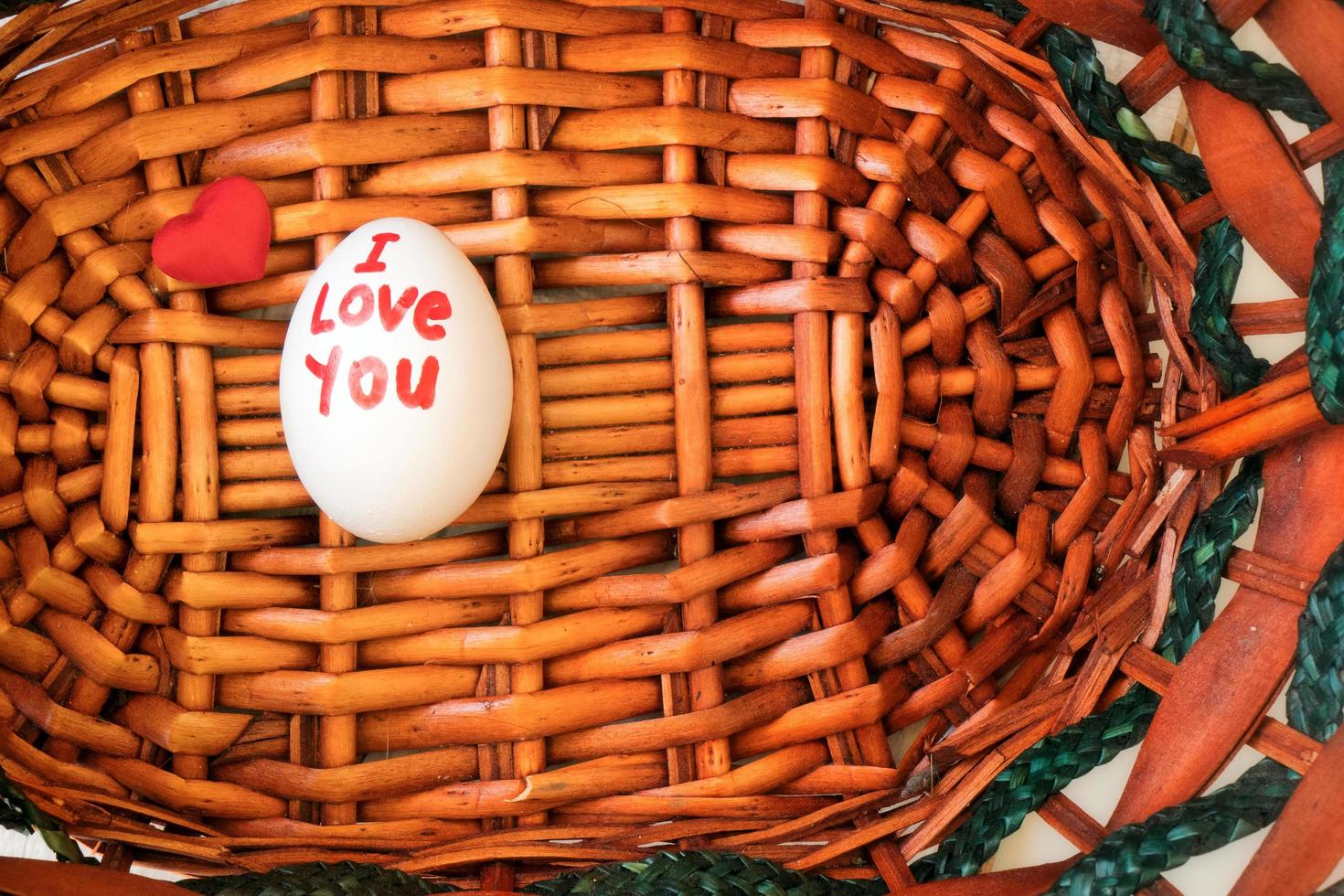 I love you Writes on Egg photo