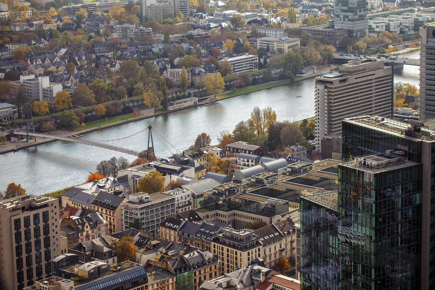 European Cityscape General Buildings in Germany Frankfurt photo
